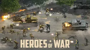 تحميل لعبة Heroes of War: WW2 Idle RPG 2024 1