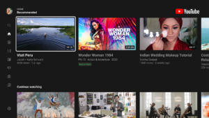 YouTube for Android TV 1