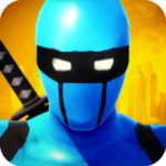 blue ninja superhero game