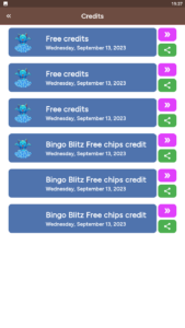 Bingo Blitz – Credits Chips 2